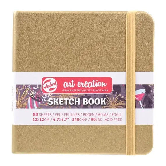 Sketchbook Art Creation 80 Sheets 140gsm Ivory Pages 12 X 12 CM Square  Hardback Sketch Book 