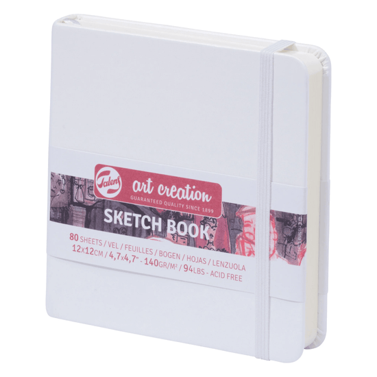 Talens Art Creation Sketchbook - Hardcover White Talens Art Creation - Sketch Book - 12x12cm - Square