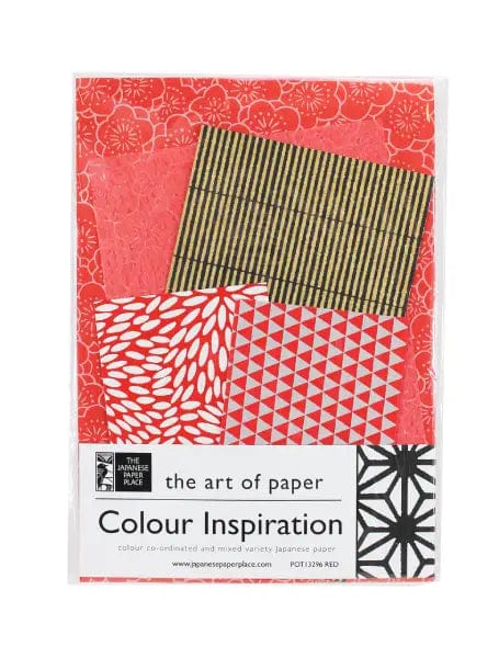 Load image into Gallery viewer, The Japanese Paper Place Paper Potluck The Japanese Paper Place - Colour Inspiration - Red - Variety Pack - Item #POT13296
