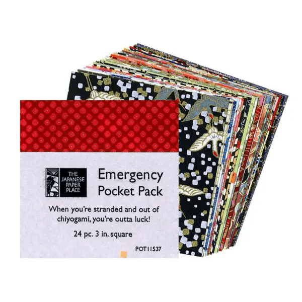 The Japanese Paper Place Paper Potluck The Japanese Paper Place - Emergency Pocket Pack - 24 Sheets - Item #POT11537