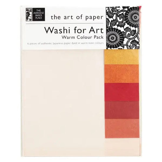 The Japanese Paper Place Paper Potluck The Japanese Paper Place - Washi for Art - Warm Colour Pack