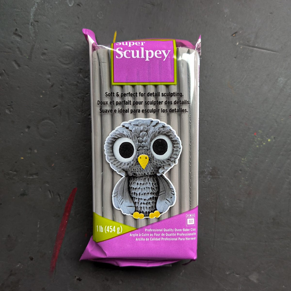 The Polymer Clay Shop Polymer Clay Grey Super Sculpey - Polymer Clay - 454g Blocks