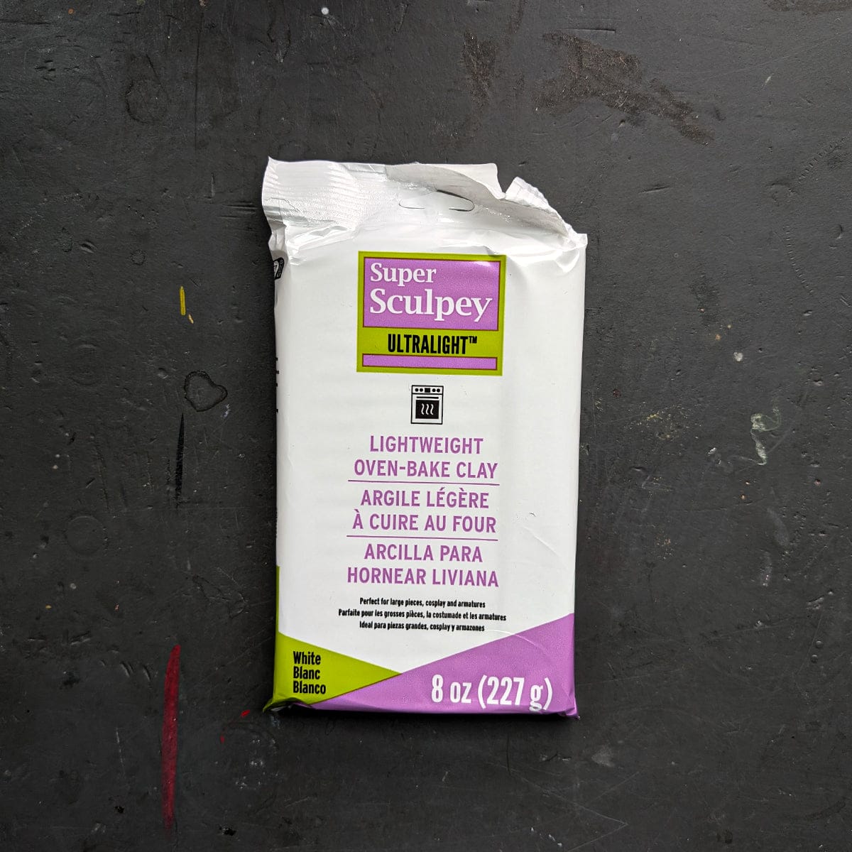 The Polymer Clay Shop Polymer Clay White Super Sculpey - Polymer Clay - Ultralight - 227g Blocks