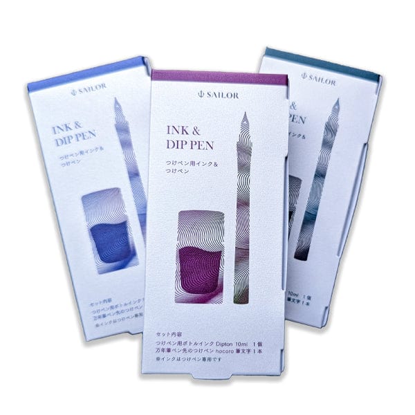 The Sailor Pen Co. Fountain Pen Sailor - Dipton+Hocoro - Sheen Ink & Dip Pen Sets