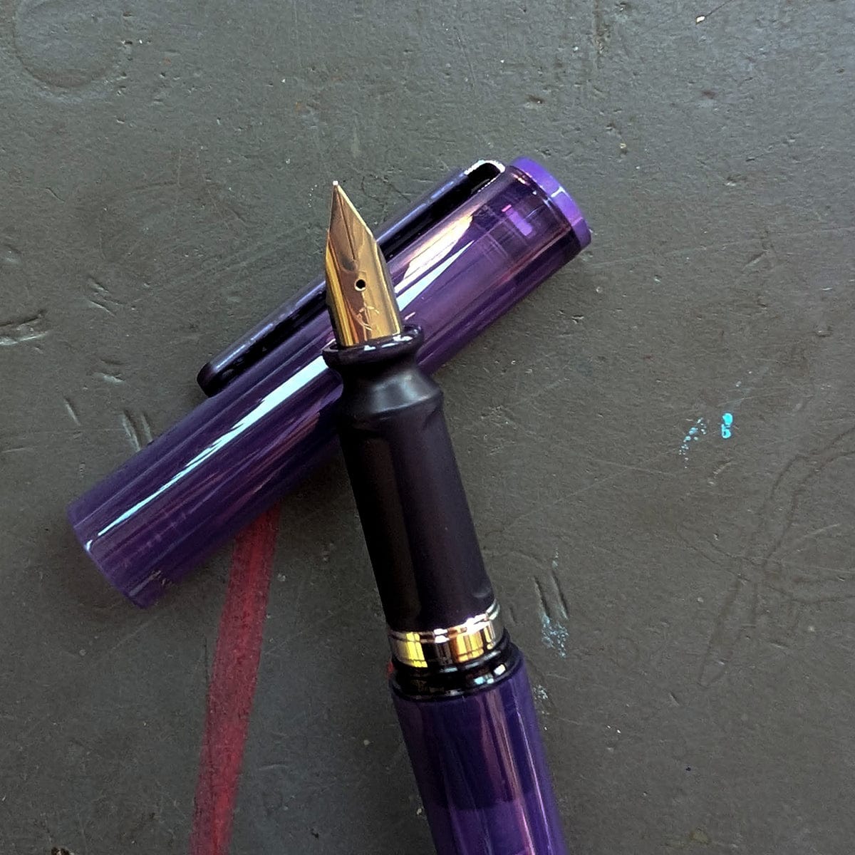 The Sailor Pen Co. Fountain Pen Translucent Violet / Fine Sailor - TUZU Adjust Fountain Pens