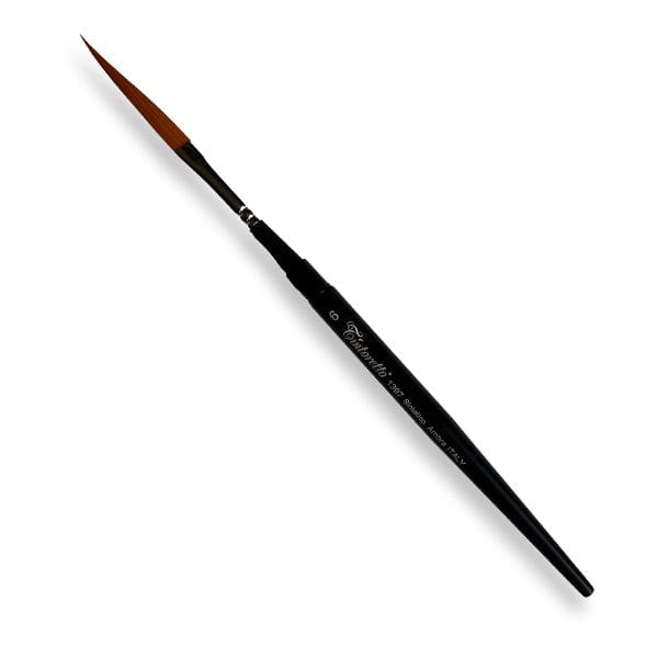 Tintoretto Pocket Brush Tintoretto - Pocket Brush - Amber Synthetic - Series 1397 - Dagger - Size 6