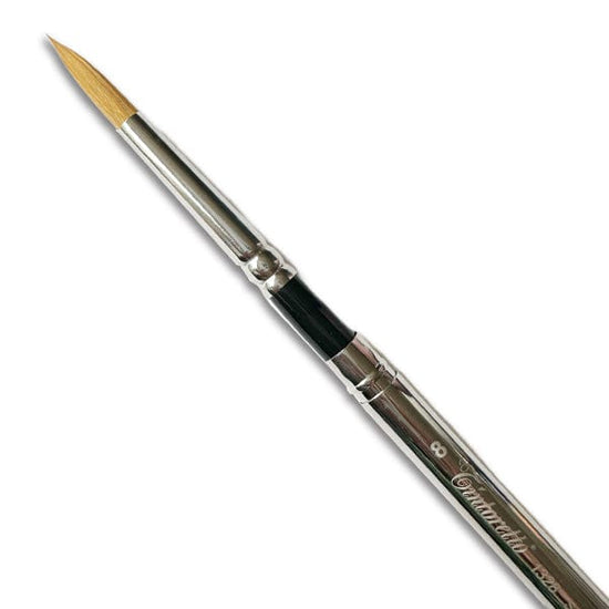 Tintoretto Pocket Brush Tintoretto - Pocket Brush - Gold Synthetic - Series 1328 - Round - Size 8