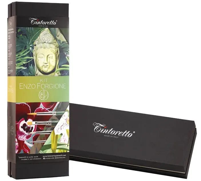 Tintoretto Synthetic Brush Set Tintoretto - Signature Artist Kit: Enzo Forgione - 4 Piece Watercolour Brush Set - Item #7919