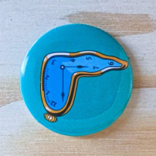 Today is Art Day Button pins The Persistence of Memory Today is Art Day - Famous Art Pin-Back Buttons
