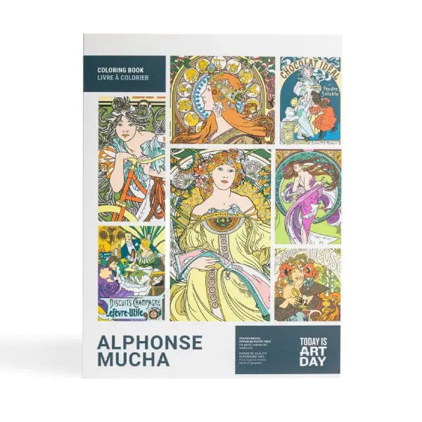 Today is Art Day Colouring Book Today is Art Day - Colouring Book - Alphonse Mucha