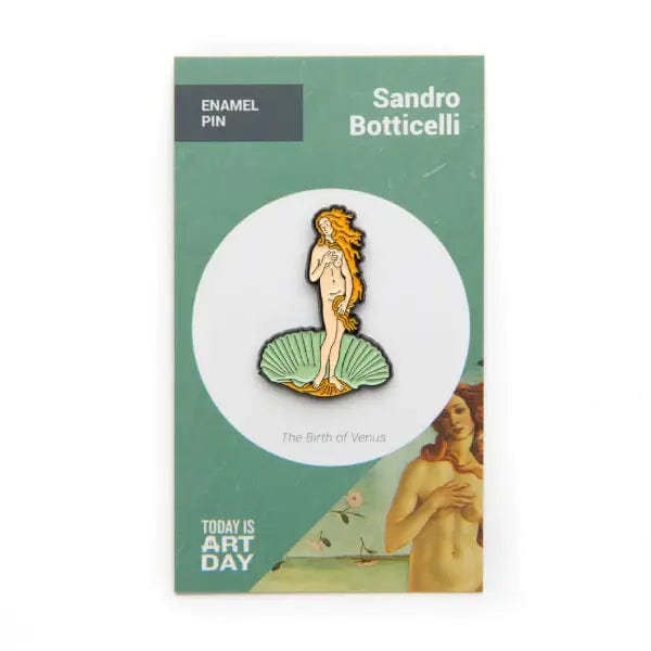 Today is Art Day Enamel Pin The Birth of Venus Today is Art Day - Enamel Pins