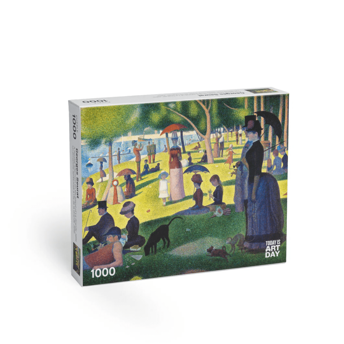 Today is Art Day Jigsaw Puzzle Georges Seurat's Sunday Afternoon - 1000 Piece Jigsaw Puzzle