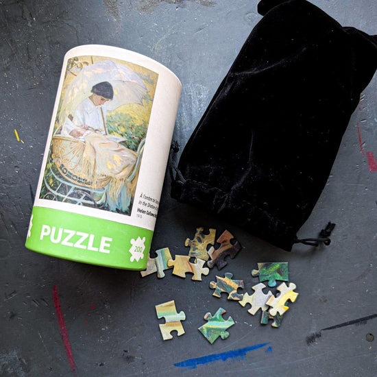 Today is Art Day Jigsaw Puzzle Helen McNicoll's In the Shadow of the Tree - 200 Piece Jigsaw Puzzle