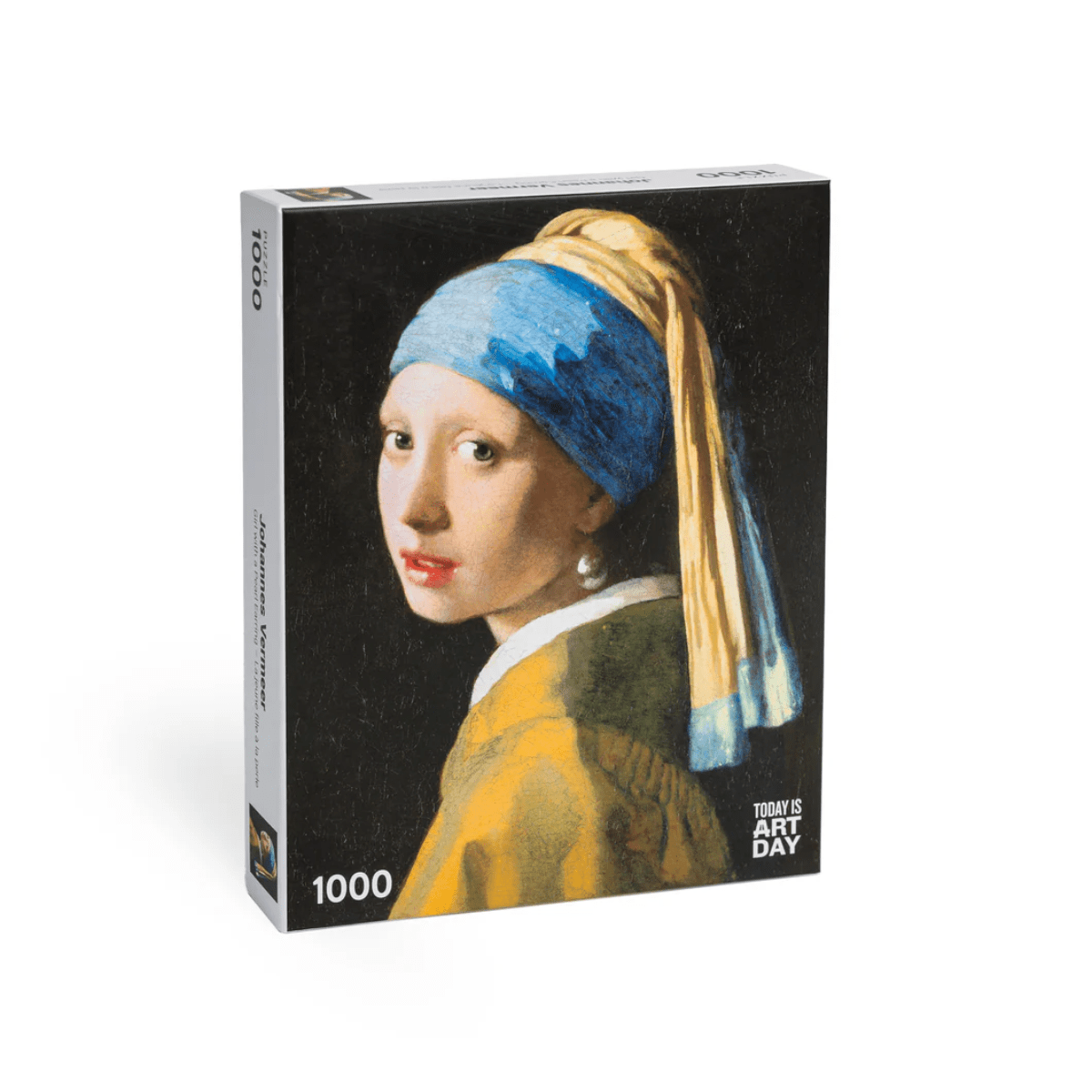 Today is Art Day Jigsaw Puzzle Johannes Vermeer's Girl with a Pearl Earring - 1000 Piece Jigsaw Puzzle