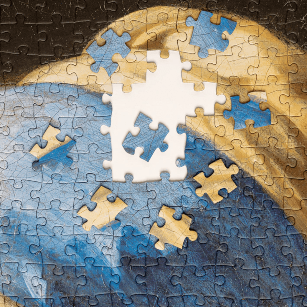 Today is Art Day Jigsaw Puzzle Johannes Vermeer's Girl with a Pearl Earring - 1000 Piece Jigsaw Puzzle