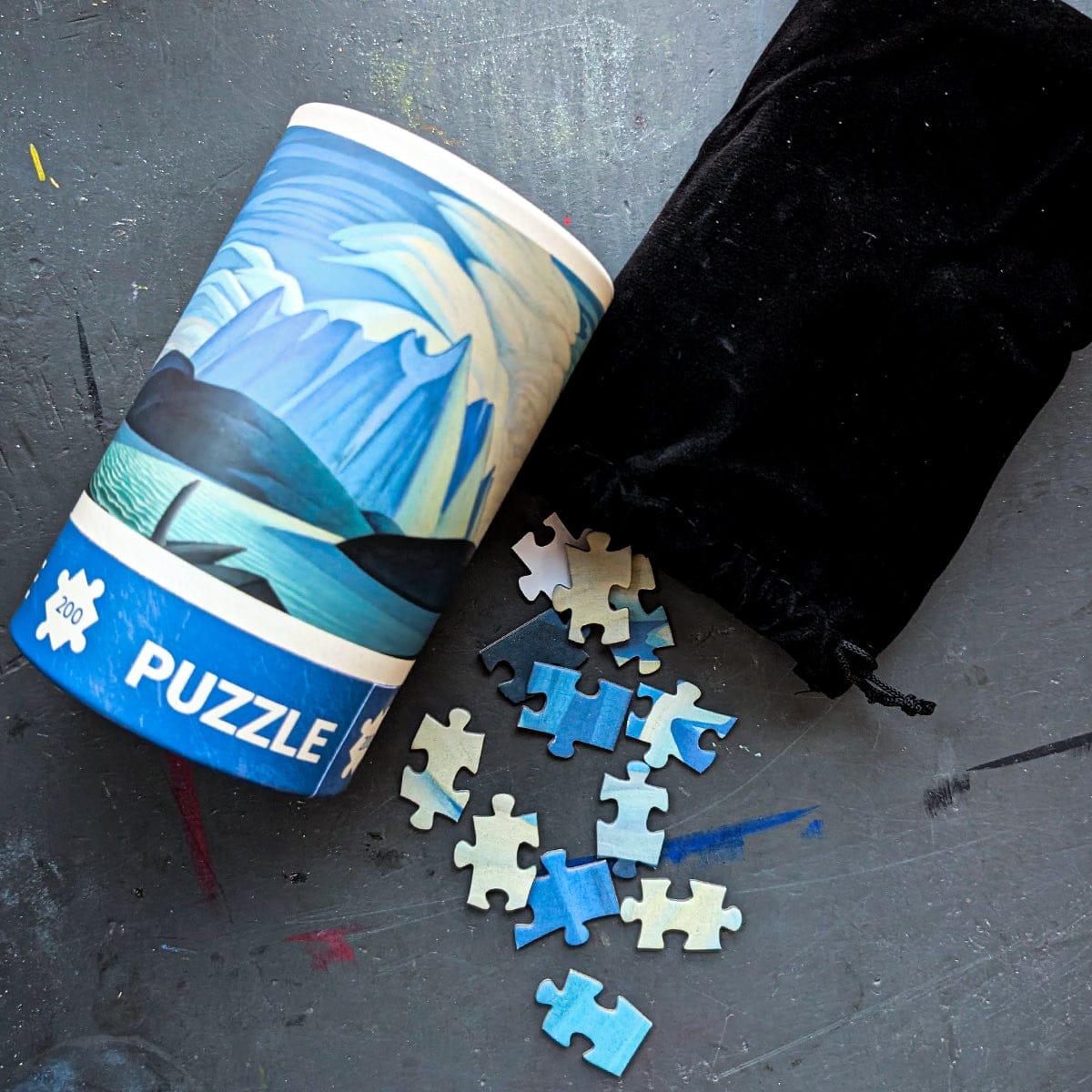 Today is Art Day Jigsaw Puzzle Lawren Stewart Harris's Lake and Mountains - 200 Piece Jigsaw Puzzle