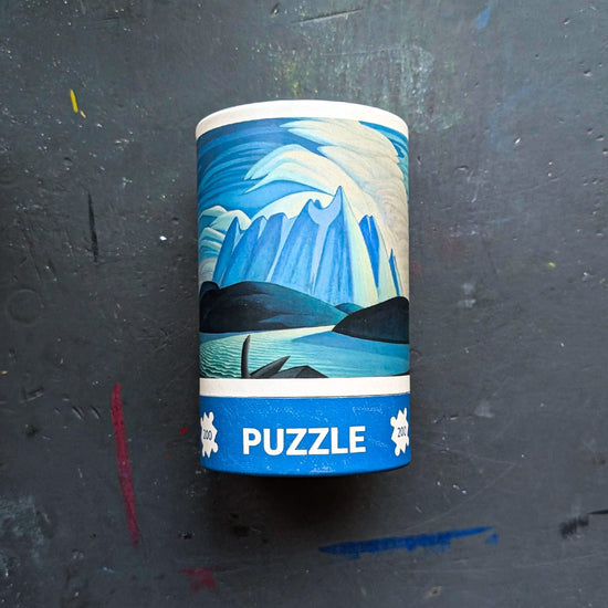 Today is Art Day Jigsaw Puzzle Lawren Stewart Harris's Lake and Mountains - 200 Piece Jigsaw Puzzle