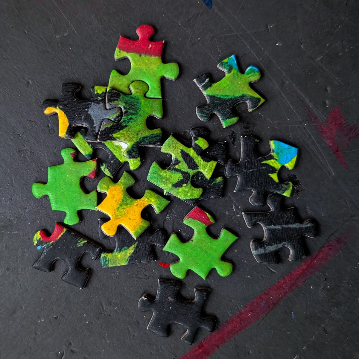 Today is Art Day Jigsaw Puzzle Maud Lewis's Three Black Cats - 300 Piece Jigsaw Puzzle