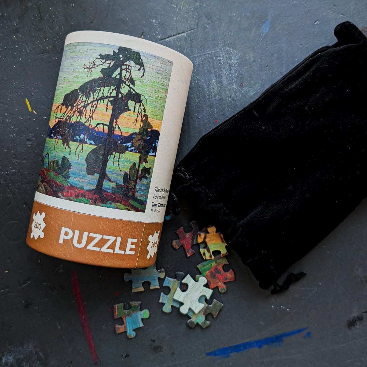 Today is Art Day Jigsaw Puzzle Tom Thomson's The Jack Pine - 200 Piece Jigsaw Puzzle