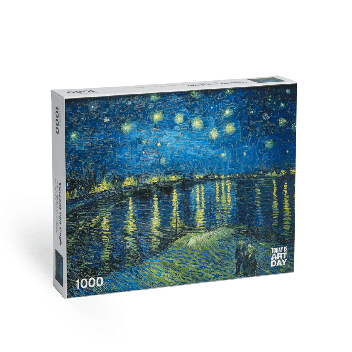 Today is Art Day Jigsaw Puzzle Vincent van Gogh's Starry Night over the Rhône - 1,000 Piece Jigsaw Puzzle