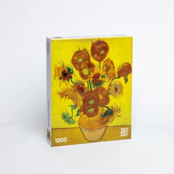 Today is Art Day Jigsaw Puzzle Vincent van Gogh's Sunflowers - 1000 Piece Jigsaw Puzzle