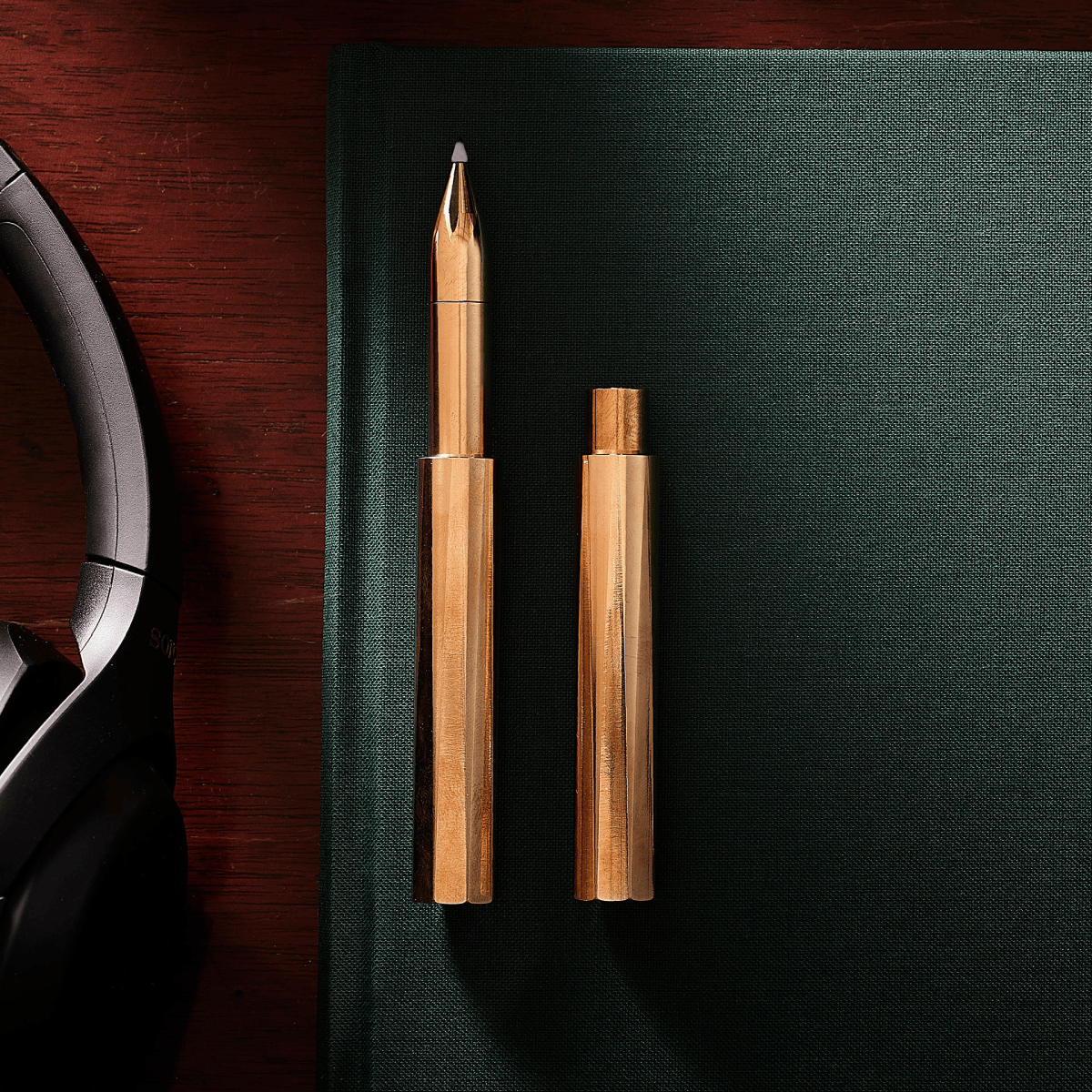 Tom's Studio Felt Tip Pen Tom's Studio - The Brass Wren - Refillable Writing Pen Gift Set
