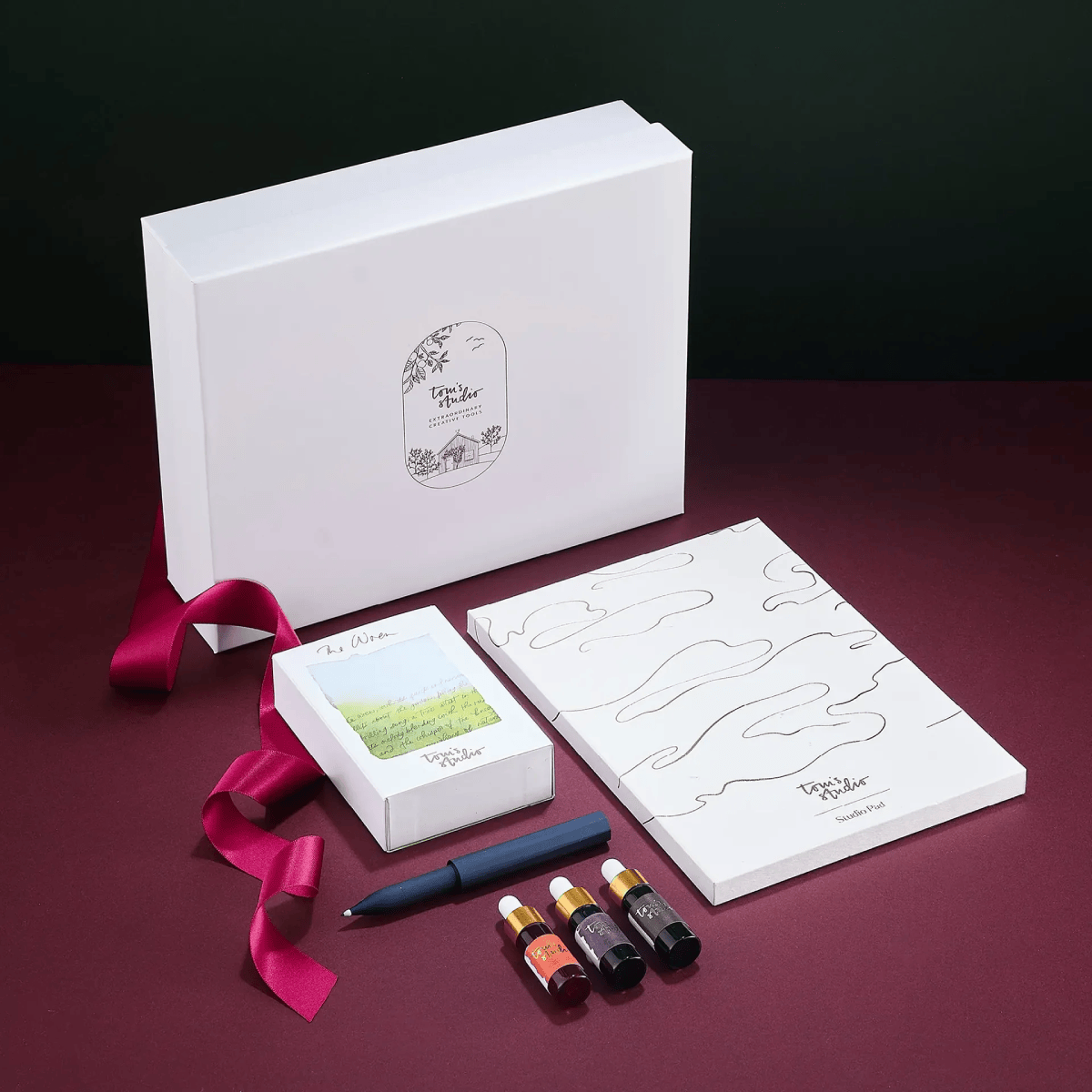 Tom's Studio Felt Tip Pen Tom's Studio - The Wren - Refillable Writing Pen Gift Sets