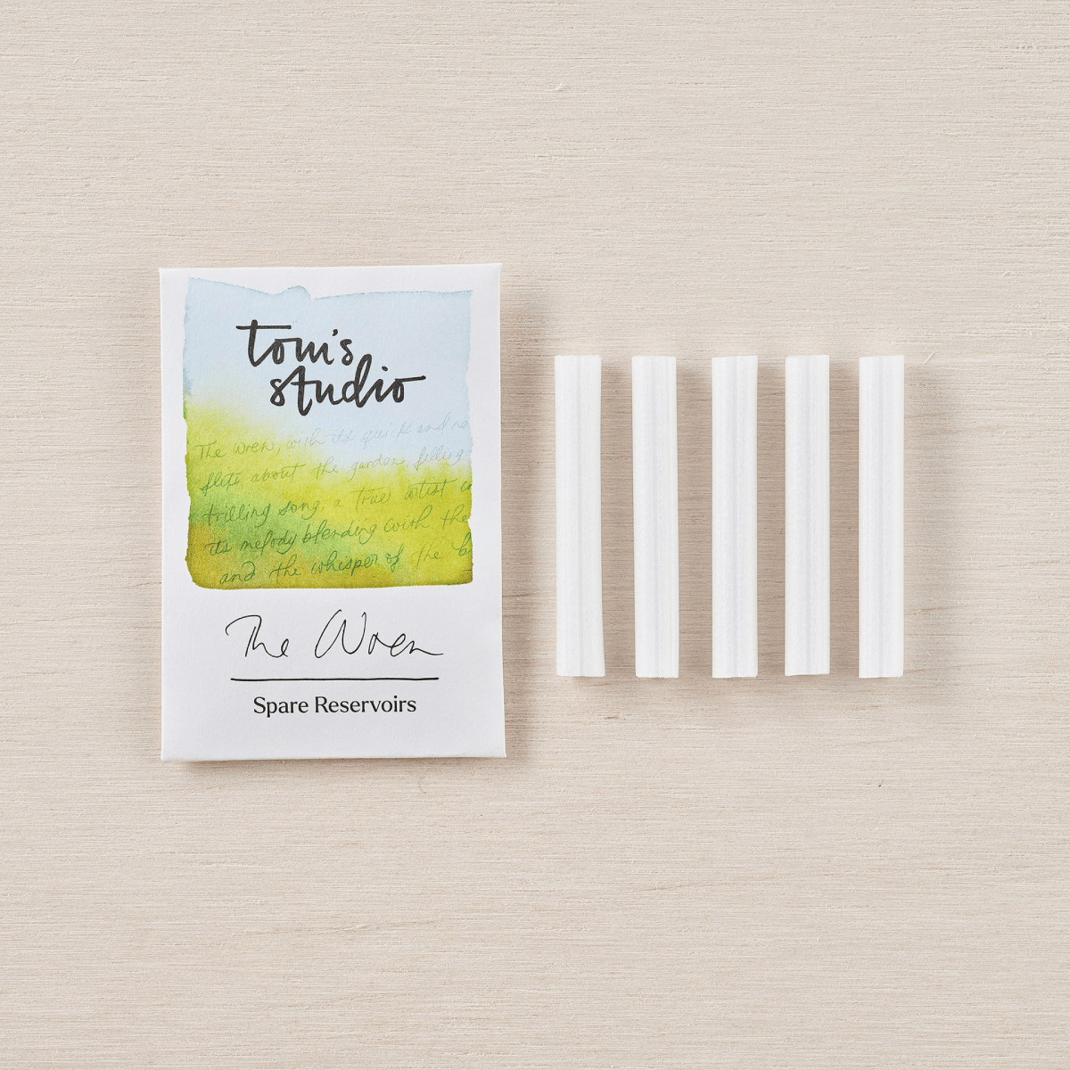 Tom's Studio Fountain Pen Accessory Tom's Studio - The Wren - Spare Reservoirs - 5 Pack
