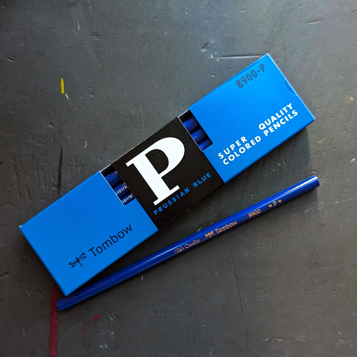 Tombow Colour Pencil Set Prussian Blue Tomow - Super Quality Coloured Pencils - 12 Packs