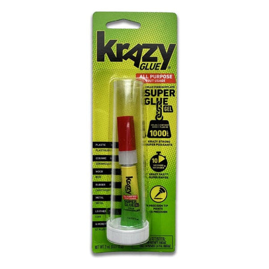 Toolway Adhesive Krazy Glue - All Purpose Super Glue - 2mL Tube