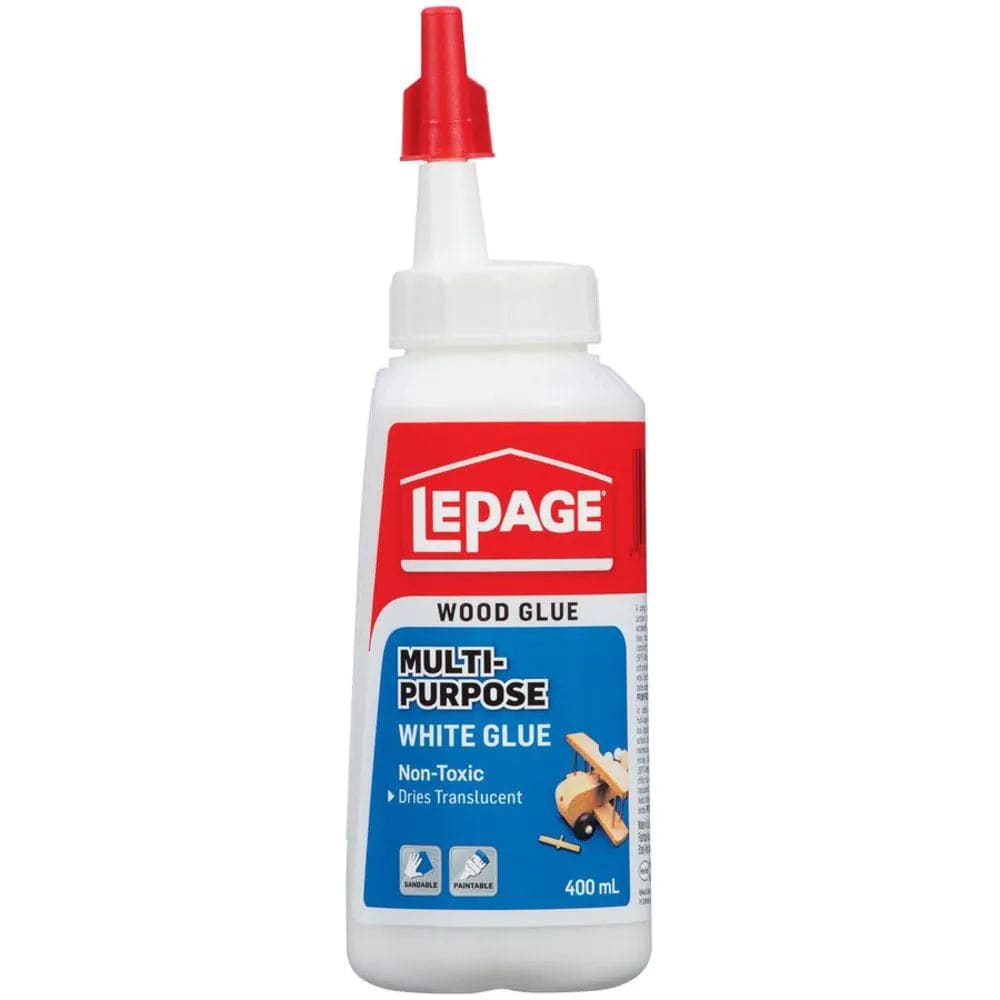 Toolway Adhesive LePage - Multi-Purpose White Glue - 400mL Bottle