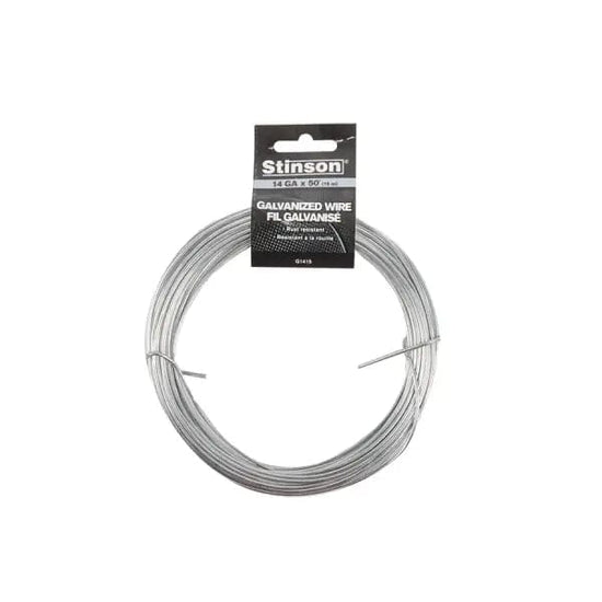 Toolway Armature Wire Stinson - Galvanized Wire - 14 Gauge x 50' Spool