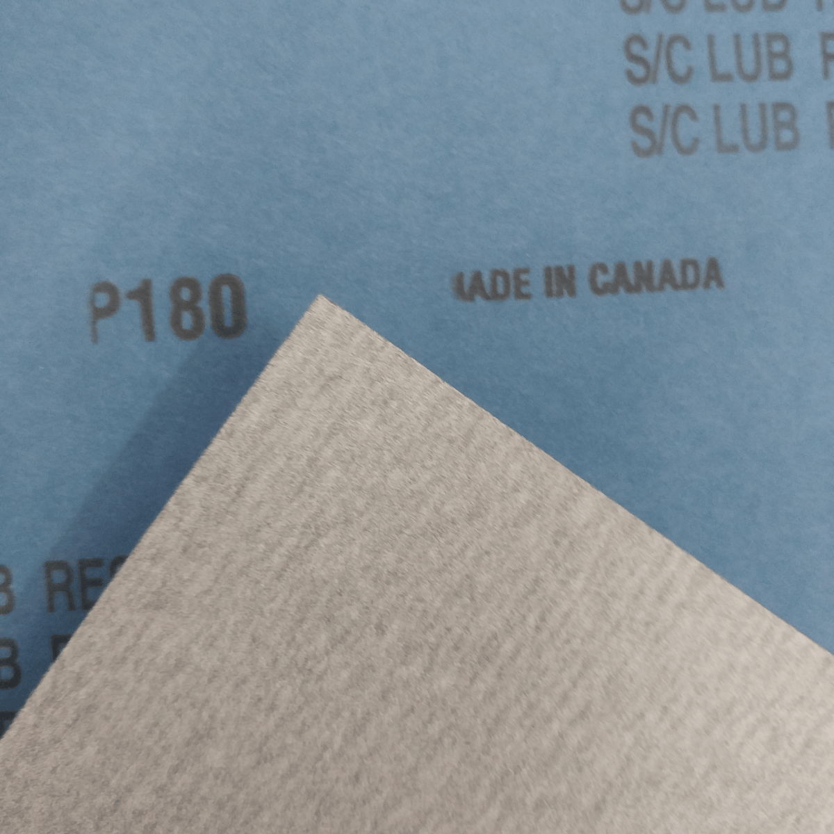 Toolway Sandpaper 180 Grit Toolway - Individual Sandpaper Sheets
