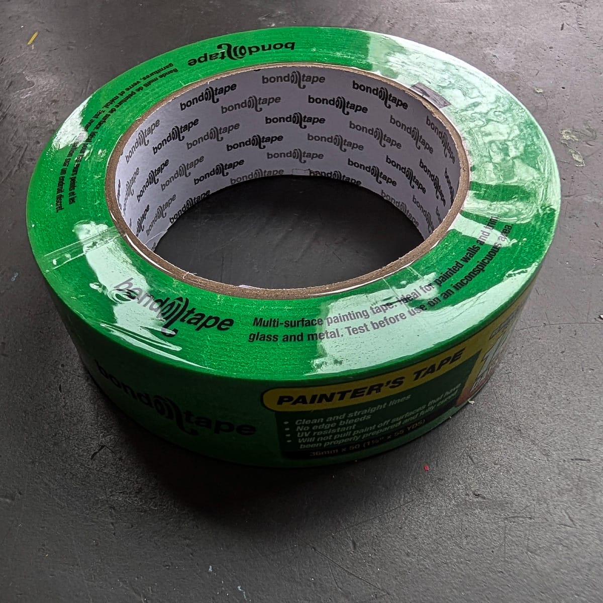 Toolway Tape Roll Bond Tape - Painter's Tape - 36mm x 50m Roll