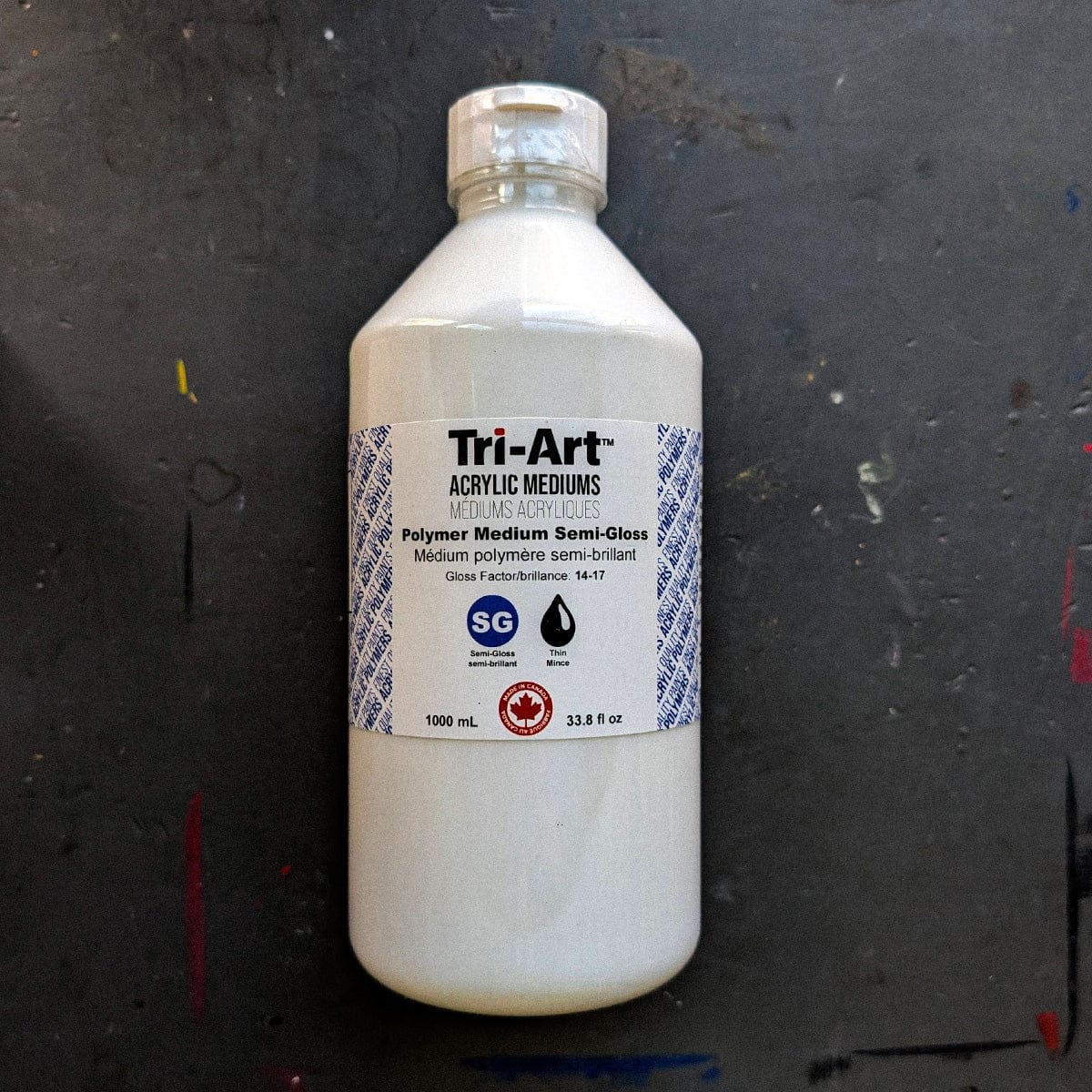 Tri-Art Acrylic Medium 1000mL Tri-Art - Polymer Medium - Semi-Gloss