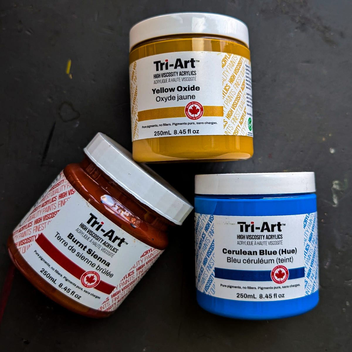 Tri-Art Acrylic Paint Tri-Art - High Viscosity Acrylic Paint - 250mL Jars - Series 1