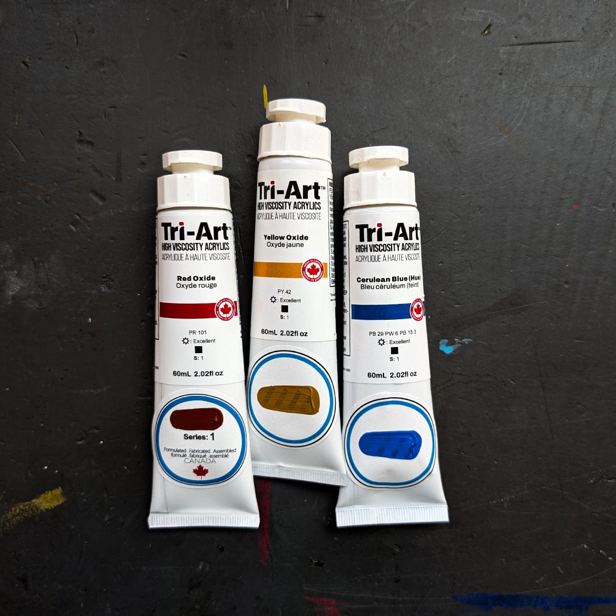 Tri-Art Acrylic Paint Tri-Art - High Viscosity Acrylic Paint - 60mL Tubes - Series 1