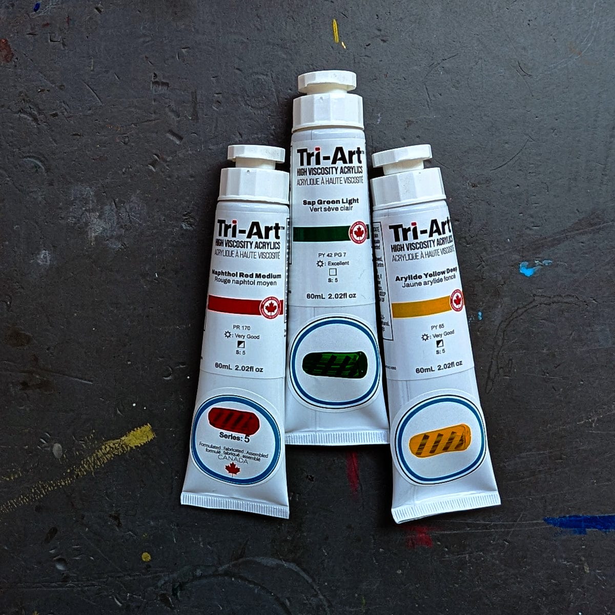 Tri-Art Acrylic Paint Tri-Art - High Viscosity Acrylic Paint - 60mL Tubes - Series 5