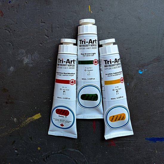 Tri-Art Acrylic Paint Tri-Art - High Viscosity Acrylic Paint - 60mL Tubes - Series 5