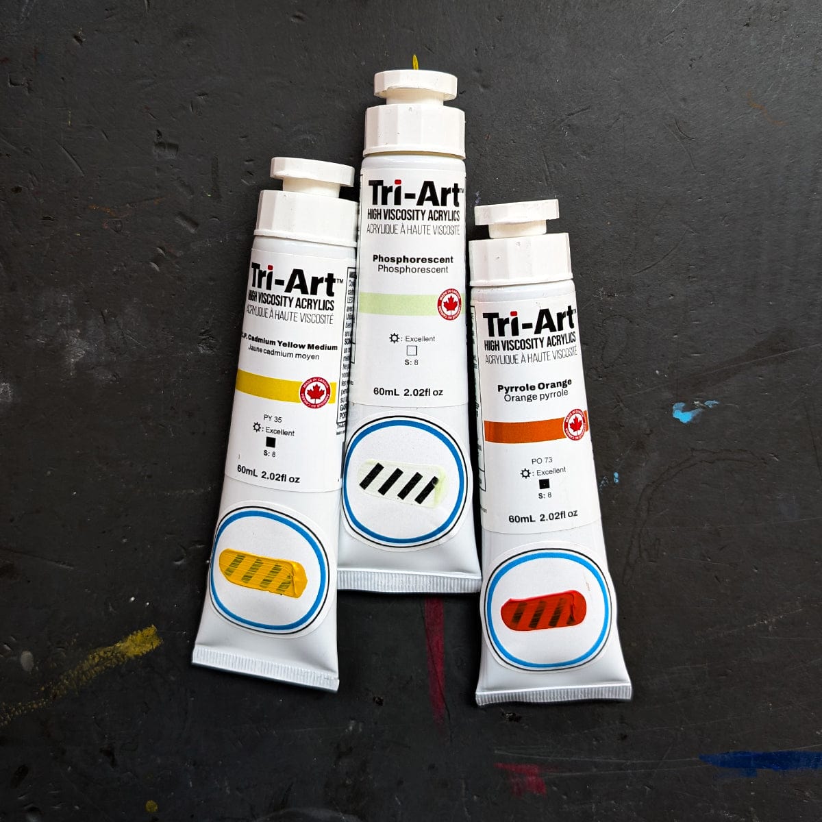 Tri-Art Acrylic Paint Tri-Art - High Viscosity Acrylic Paint - 60mL Tubes - Series 8