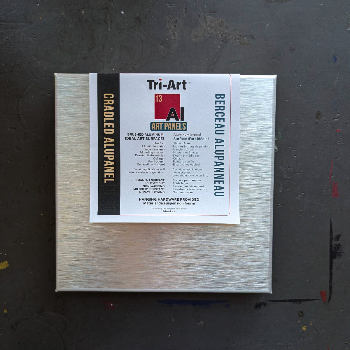 Tri-Art Alupanel Tri-Art - Cradled Alupanel - 1½" Thick - 8x8"