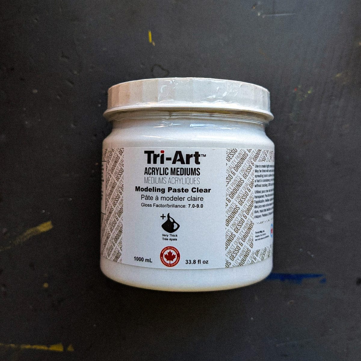 Tri-Art Modelling Paste 1000mL Jar Tri-Art - Modeling Paste - Clear