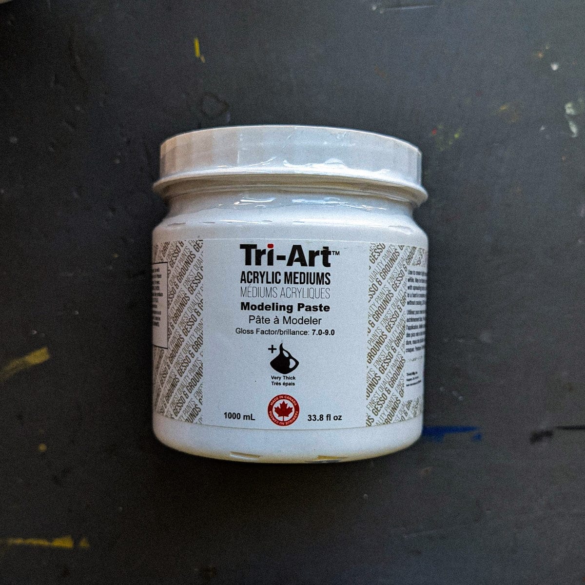 Tri-Art Modelling Paste 1000mL Jar Tri-Art - Modelling Paste - White
