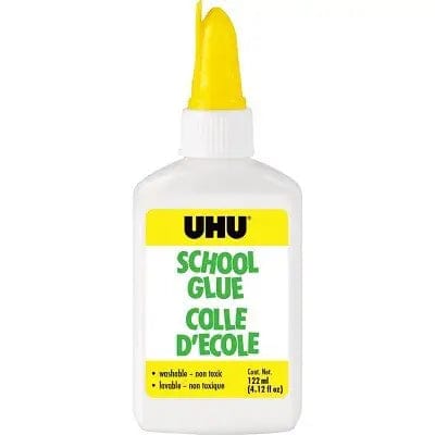 UHU Adhesive UHU - School Glue - 122mL Bottle - Item #32990