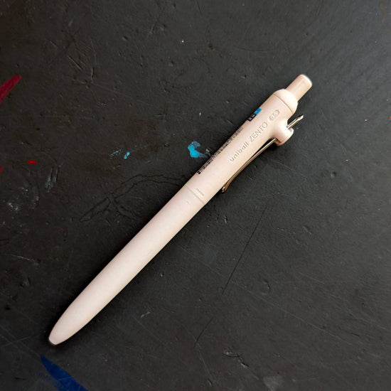 Uniball Ballpoint Pen Ivory Uniball - Zento Standard - Retractable 0.5mm Gel Pens