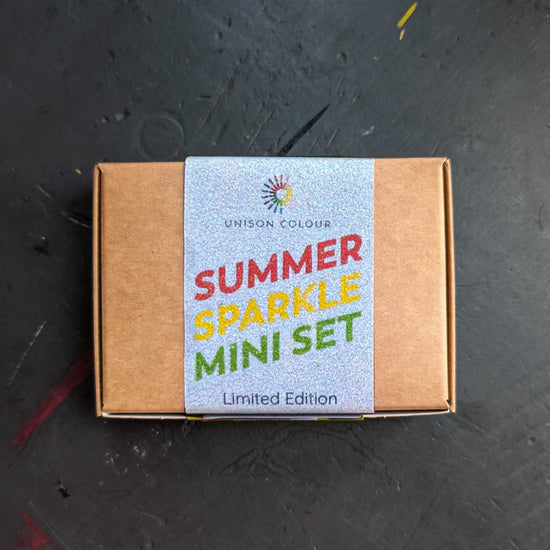 Unison Colour Soft Pastel Set Unison Colour - Handmade Soft Pastels - LIMITED EDITION - Summer Sparkle Mini Set - 8 Half Sticks
