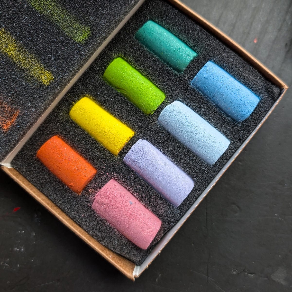 Unison Colour Soft Pastel Set Unison Colour - Handmade Soft Pastels - LIMITED EDITION - Summer Sparkle Mini Set - 8 Half Sticks