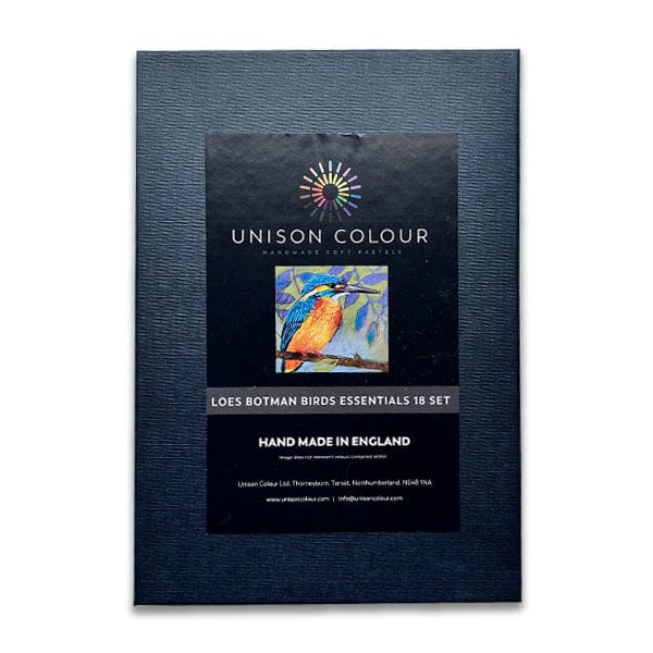 Unison Colour Soft Pastel Set Unison Colour - Handmade Soft Pastels - Loes Botman Birds Essentials - 18 Full Sticks