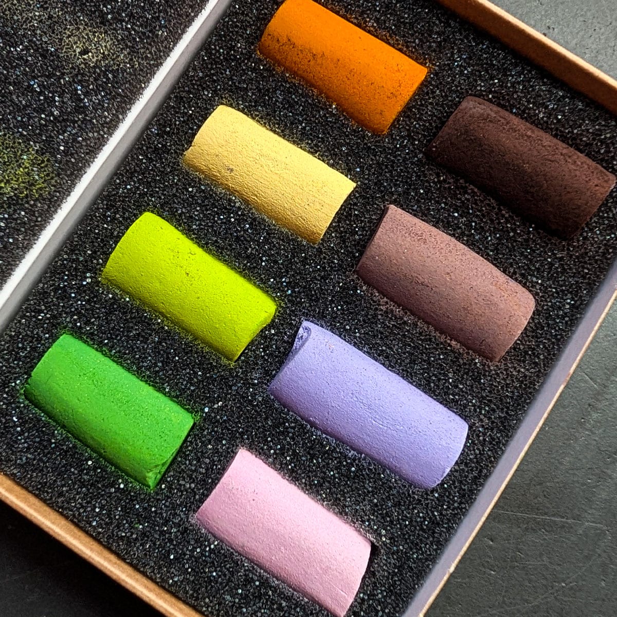 Unison Colour Soft Pastel Set Unison Colour - Handmade Soft Pastels - Spring Mini Set - 8 Half Sticks