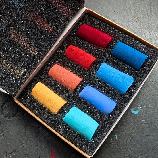 Unison Colour Soft Pastel Set Unison Colour - Handmade Soft Pastels - Summer Mini Set - 8 Half Sticks